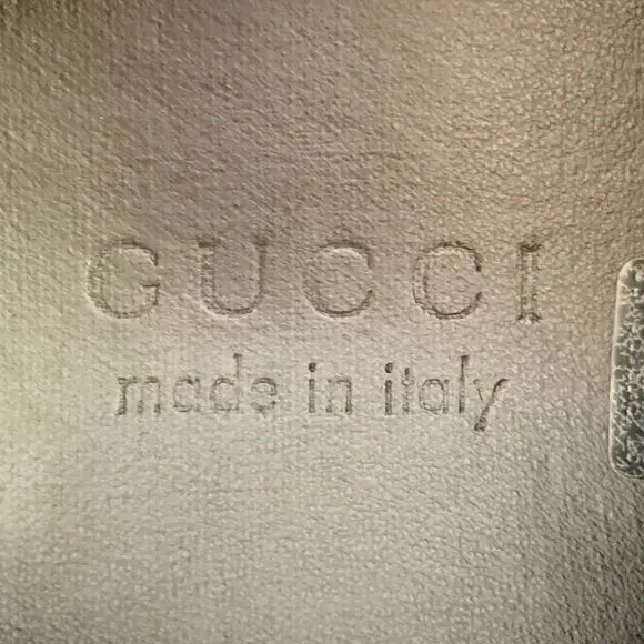 GUCCI Size 10.5 Guccissima Black Grey Monogram Sneakers